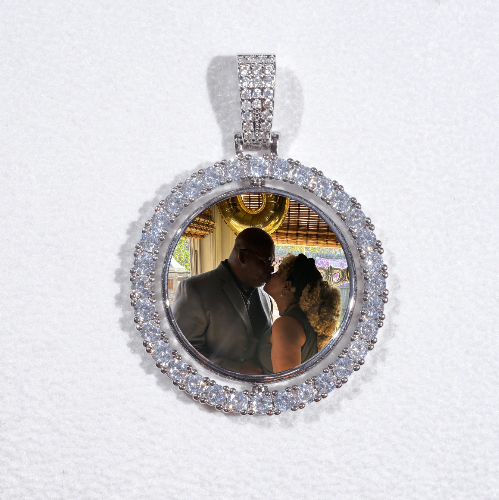 3D Spinning 2-Faced Custom Picture Pendant