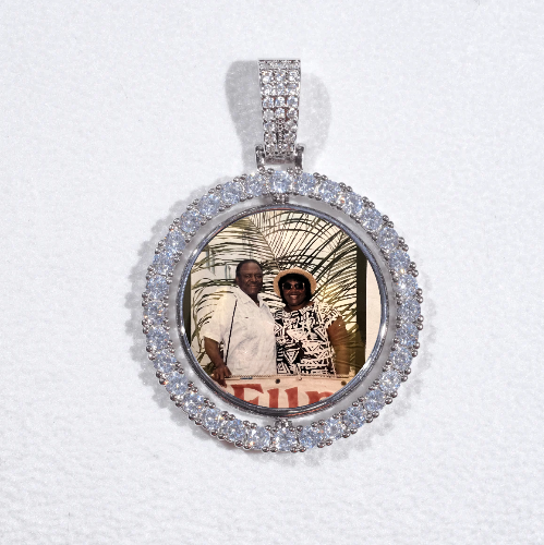 3D Spinning 2-Faced Custom Picture Pendant