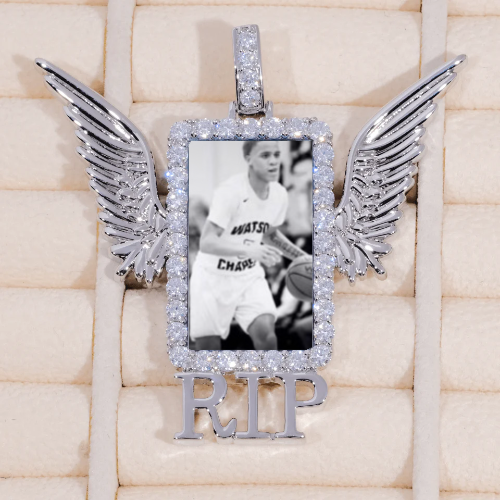 RIP WING 3D CUSTOM PICTURE PENDANT