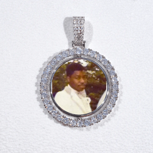 3D Spinning 2-Faced Custom Picture Pendant