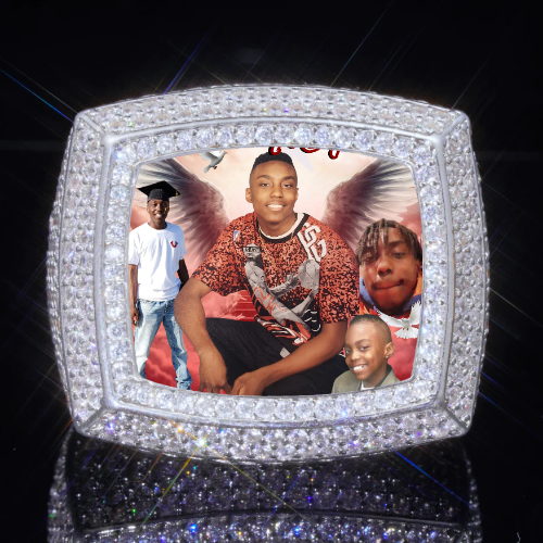 3D CUSTOM PICTURE ICED RING