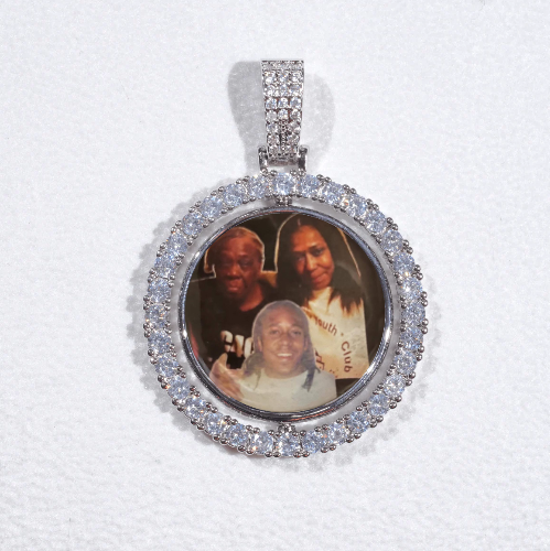 3D Spinning 2-Faced Custom Picture Pendant