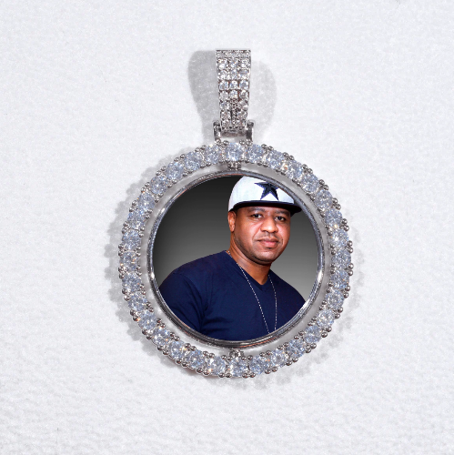 3D Spinning 2-Faced Custom Picture Pendant