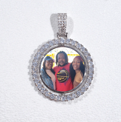 3D Spinning 2-Faced Custom Picture Pendant