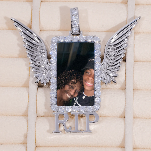 RIP WING 3D CUSTOM PICTURE PENDANT