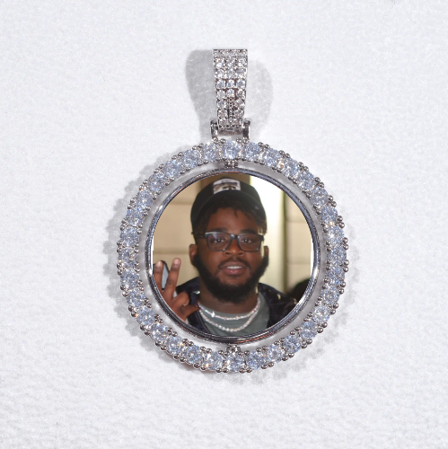 3D Spinning 2-Faced Custom Picture Pendant