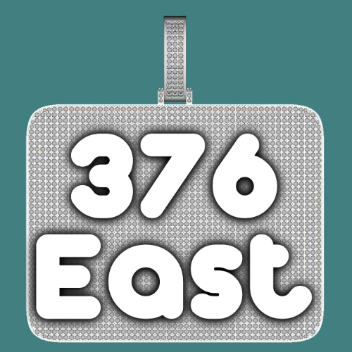 CUSTOM LETTER NECKLACE 3D BIG SQUARE