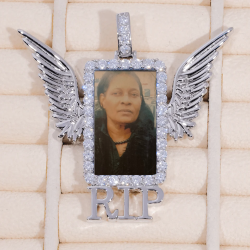 RIP WING 3D CUSTOM PICTURE PENDANT