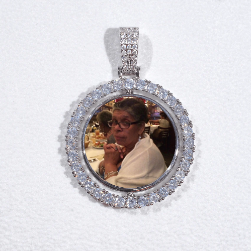3D Spinning 2-Faced Custom Picture Pendant