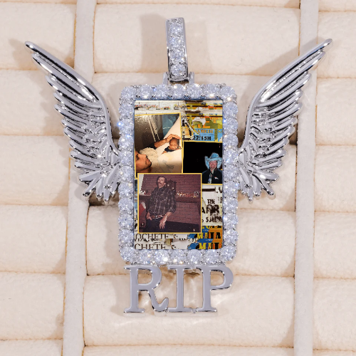 RIP WING 3D CUSTOM PICTURE PENDANT