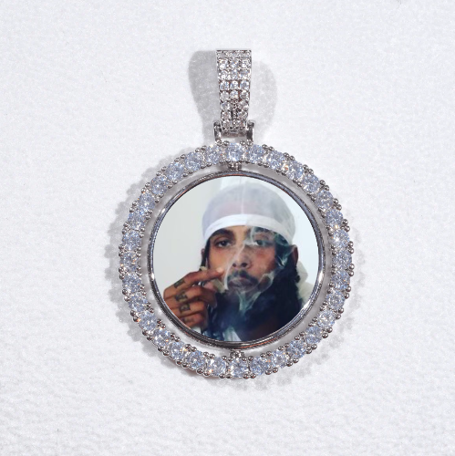 3D Spinning 2-Faced Custom Picture Pendant
