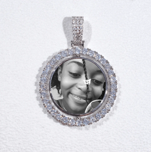 3D Spinning 2-Faced Custom Picture Pendant