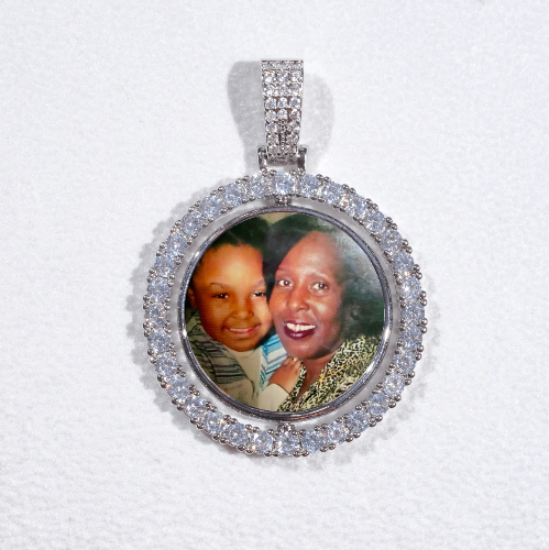 3D Spinning 2-Faced Custom Picture Pendant