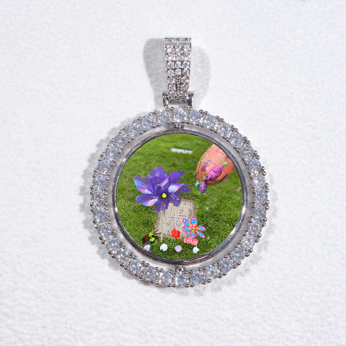 3D Spinning 2-Faced Custom Picture Pendant