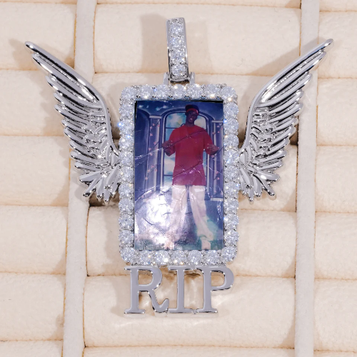 RIP WING 3D CUSTOM PICTURE PENDANT