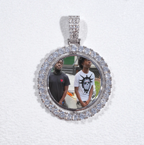 3D Spinning 2-Faced Custom Picture Pendant