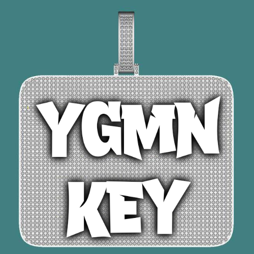 CUSTOM LETTER NECKLACE 3D BIG SQUARE