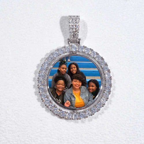 3D Spinning 2-Faced Custom Picture Pendant