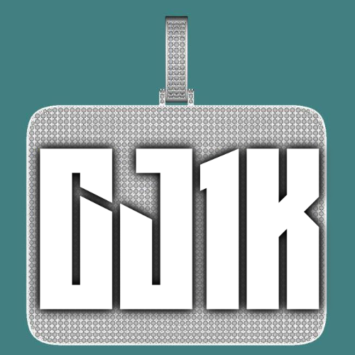 CUSTOM LETTER NECKLACE 3D BIG SQUARE