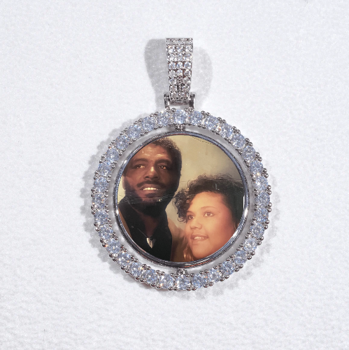 3D Spinning 2-Faced Custom Picture Pendant