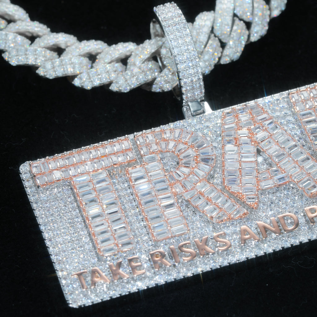TRAP Baguette Iced Pendant