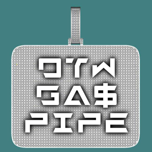 CUSTOM LETTER NECKLACE 3D BIG SQUARE