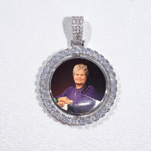 3D Spinning 2-Faced Custom Picture Pendant