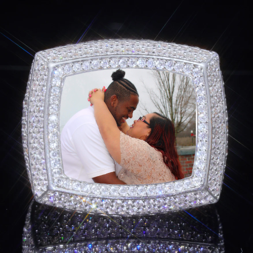 3D CUSTOM PICTURE ICED RING