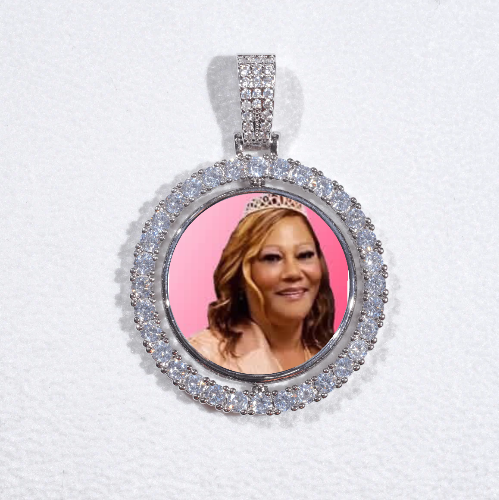 3D Spinning 2-Faced Custom Picture Pendant