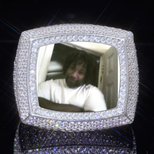3D CUSTOM PICTURE ICED RING