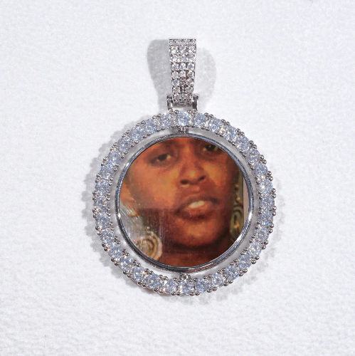 3D Spinning 2-Faced Custom Picture Pendant