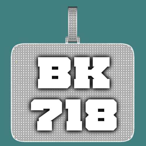 CUSTOM LETTER NECKLACE 3D BIG SQUARE