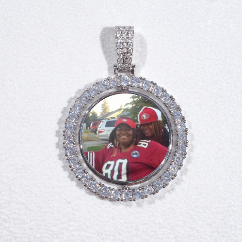 3D Spinning 2-Faced Custom Picture Pendant