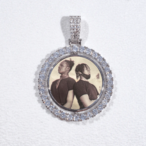 3D Spinning 2-Faced Custom Picture Pendant
