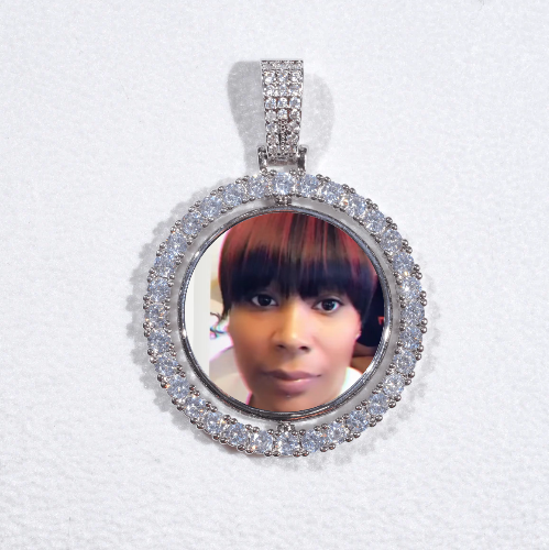 3D Spinning 2-Faced Custom Picture Pendant