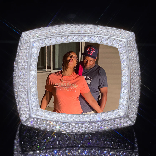 3D CUSTOM PICTURE ICED RING