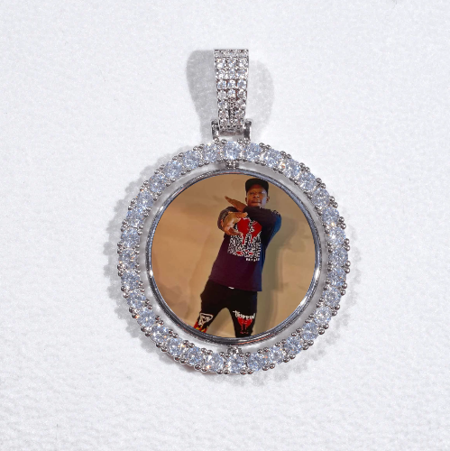 3D Spinning 2-Faced Custom Picture Pendant