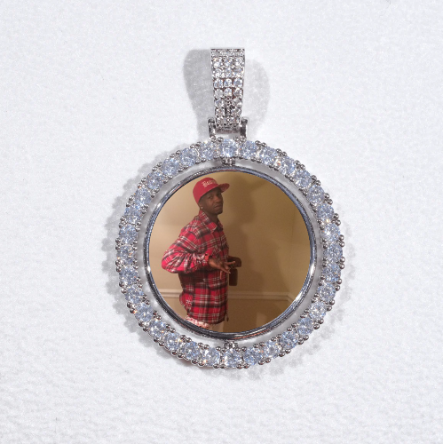 3D Spinning 2-Faced Custom Picture Pendant