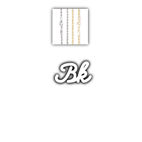 Script Custom Letter Necklace