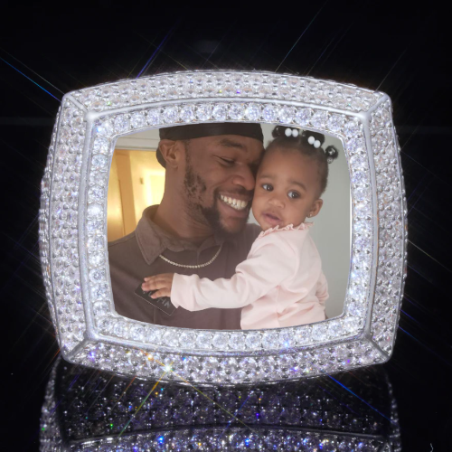 3D CUSTOM PICTURE ICED RING