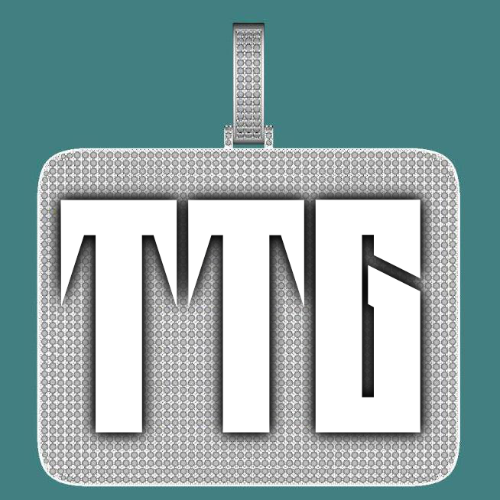 CUSTOM LETTER NECKLACE 3D BIG SQUARE
