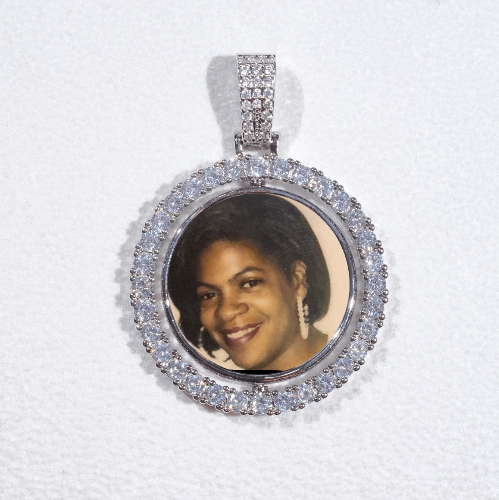 3D Spinning 2-Faced Custom Picture Pendant