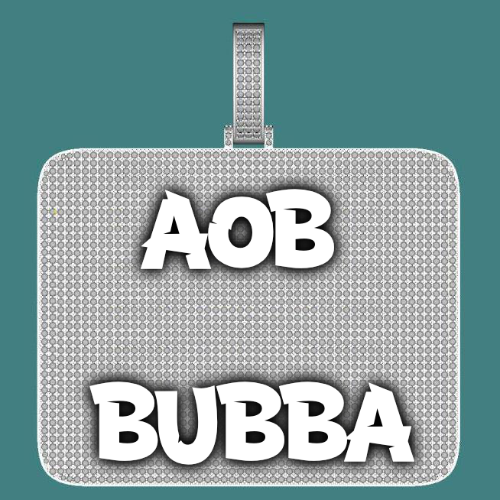 CUSTOM LETTER NECKLACE 3D BIG SQUARE