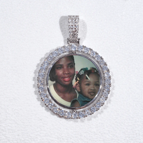 3D Spinning 2-Faced Custom Picture Pendant