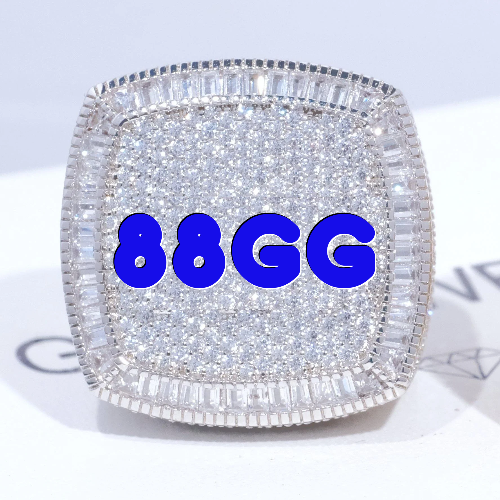 CUSTOM LETTER 3D ICED RING
