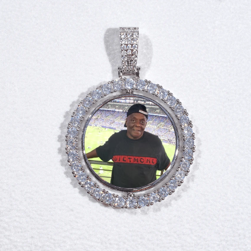 3D Spinning 2-Faced Custom Picture Pendant