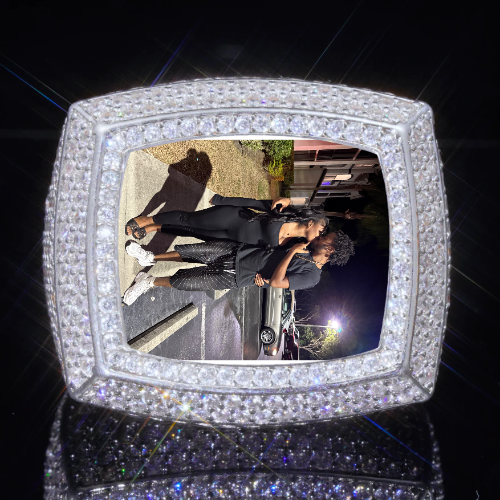 3D CUSTOM PICTURE ICED RING