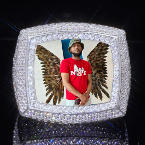 3D CUSTOM PICTURE ICED RING