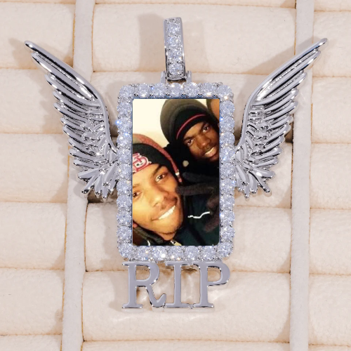 RIP WING 3D CUSTOM PICTURE PENDANT