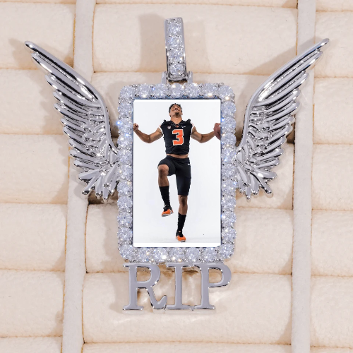 RIP WING 3D CUSTOM PICTURE PENDANT